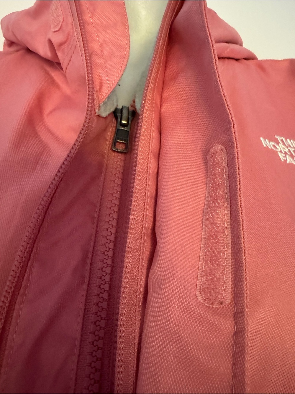 The North Face Pink Hooded Rain Jacket Youth XL Women XS/S - Picture 6 of 8